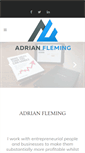 Mobile Screenshot of adrianfleming.com